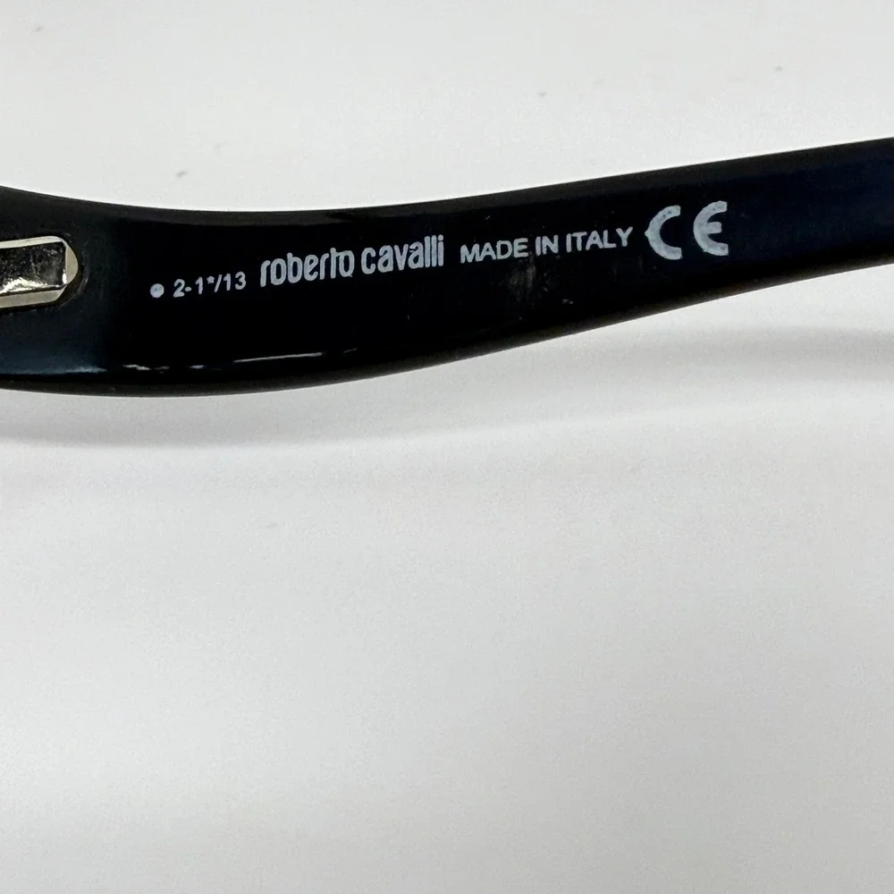 Roberto Cavalli D'Arros‎ 778 Navy Blue Cat Eye Eyeglasses Frames Italy 51-17-140